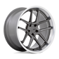 AR942 BISHOP 20X9.5 Matte Gunmetal with Machined Lip (Flow Formed Aluminum)